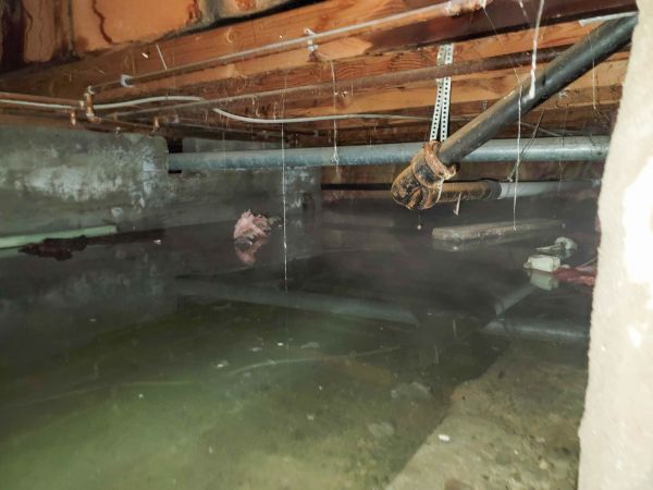 Crawlspace Water Restoration in Woodbridge